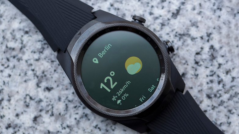 AndroidPIT Ticwatch Pro 4G LTE Weather