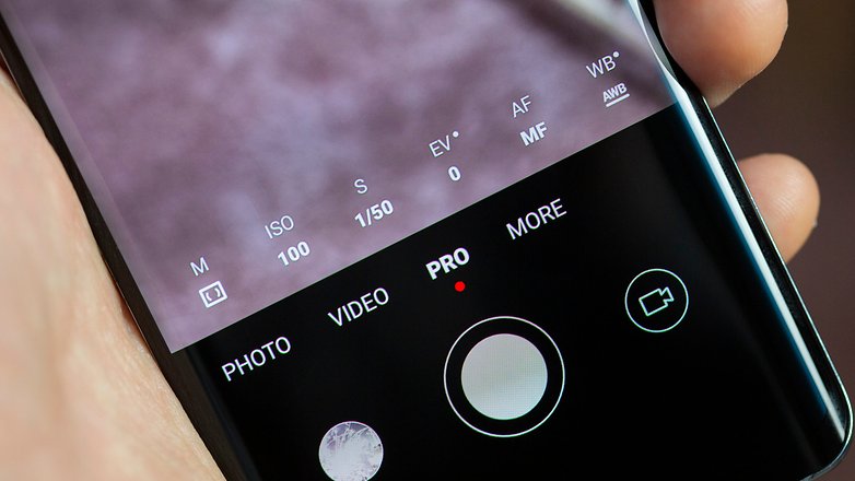 Most smartphones these days offer a Pro mode with manual settings.