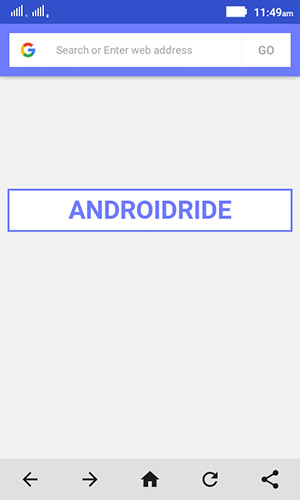 simple webview browser  android webview example    progressbar included   download source code2