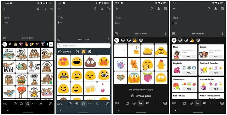 tab pelekat tangkapan skrin gboard 89