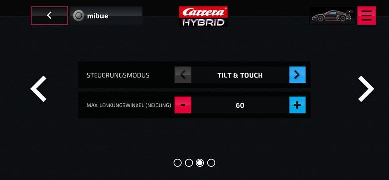 Carrera Hybrid - App des Rennspiels