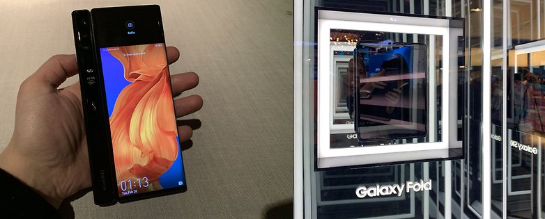 huawei mate x and galaxy fold