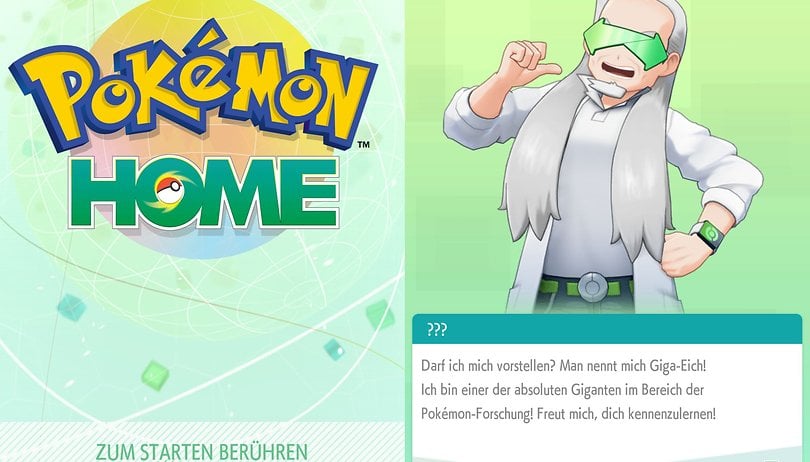 pokemon home app start screen