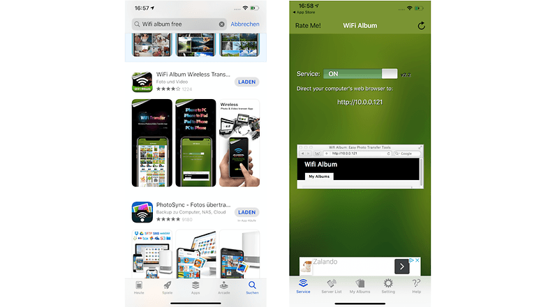 iphone wifialbum free app