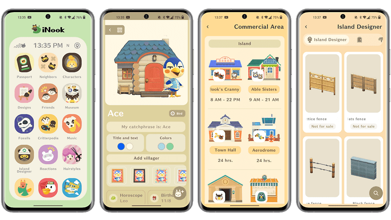 application inook guide jeu animal crossing