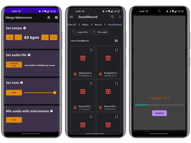 Application Merge Metronome captures d'écran