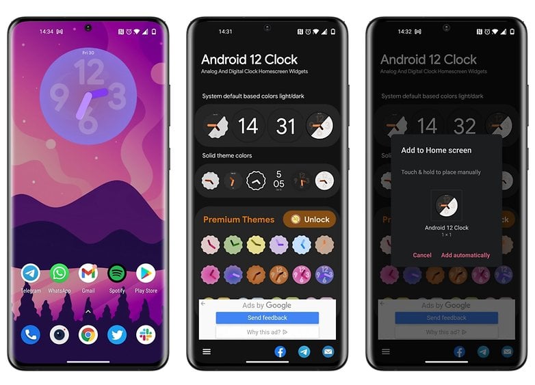 5 apps week 30 2021 android 12 clock widget