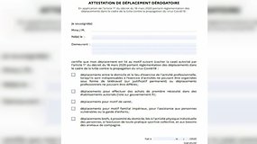 L'attestation de déplacement peut être remplie sur smartphone. Voici comment.