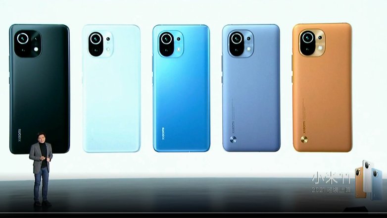 Xiaomi Mi 11 colorways