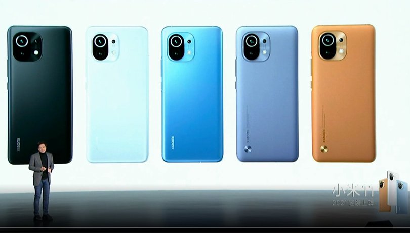 Xiaomi Mi 11 colorways