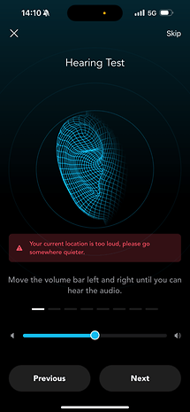 Soundcore Space One Pro Bluetooth headphones app screenshots.