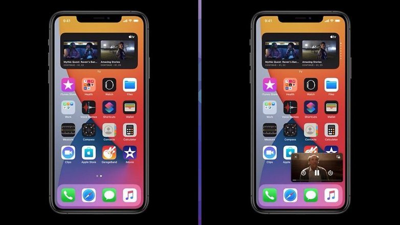 apple wwdc 2020 keynote ios 14 picture in picture