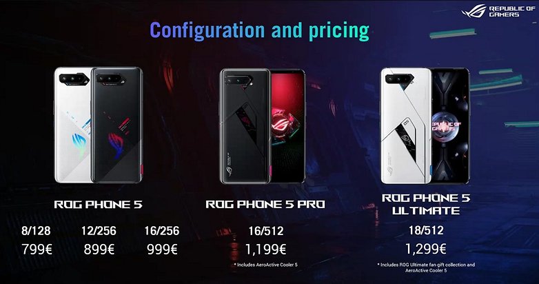 asus rog phone 5 launch pricing