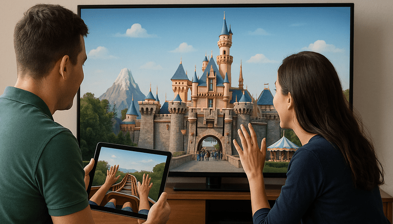 Genialidade ou Distopia: Disney+ Deixa Você Visitar os Parques da Disney Sem Sair do Sofá disney plus visite virtuelle disneyland