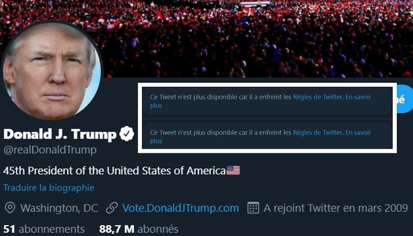 donald trump capitol twitter blocked hero