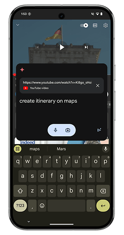 Screenshot of the Google Gemini Nano interface on the Google Pixel 9 Pro XL.