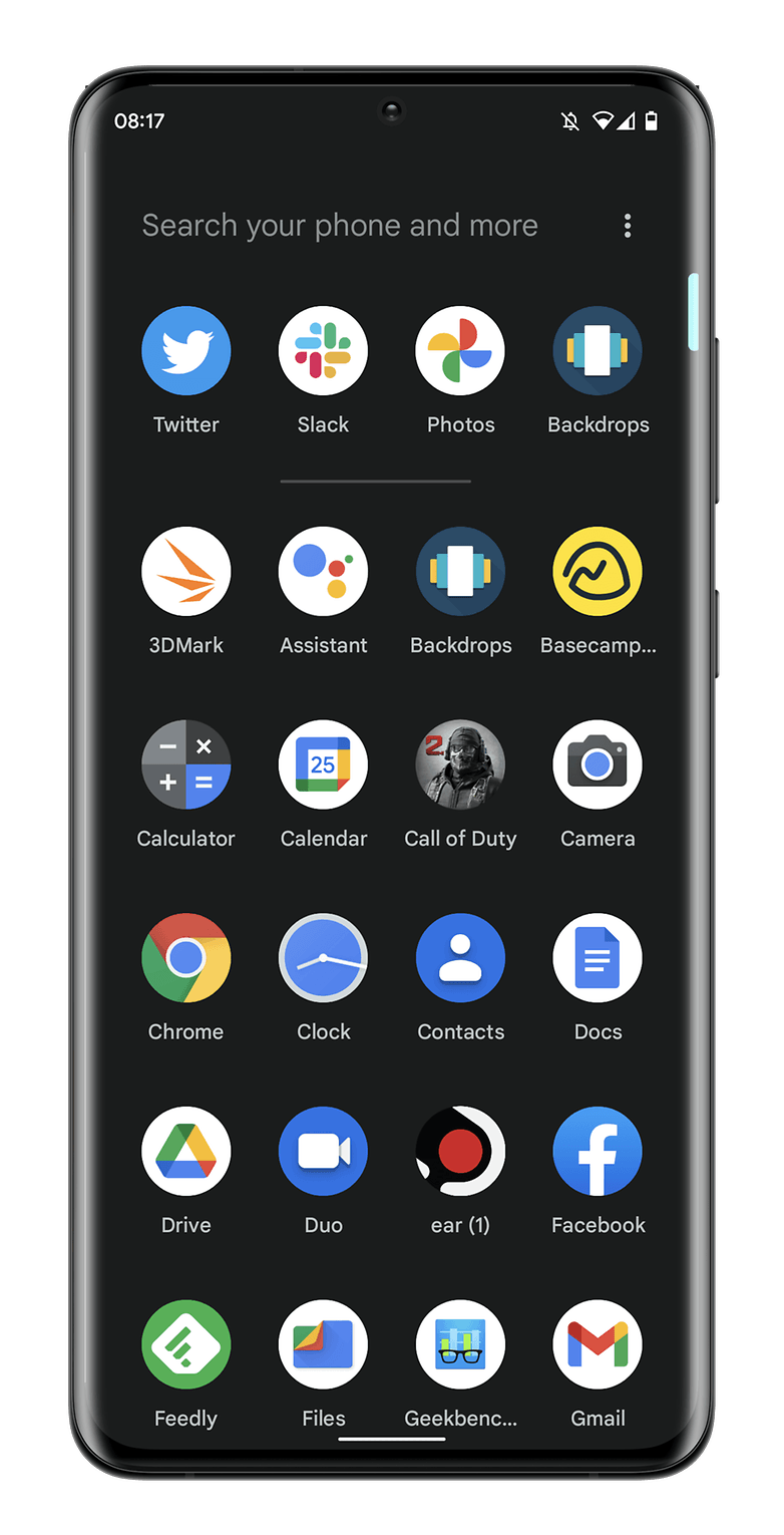 Google Pixel 6 UI