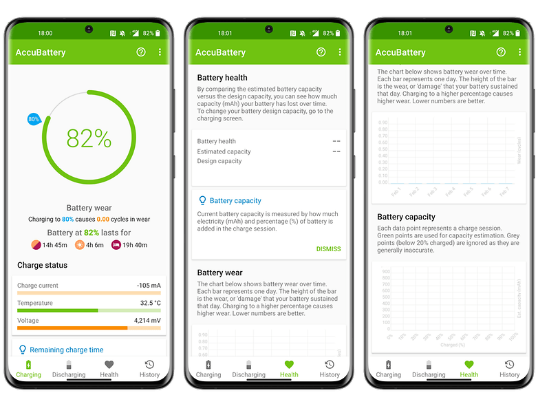 AccuBattery battery diagnostic