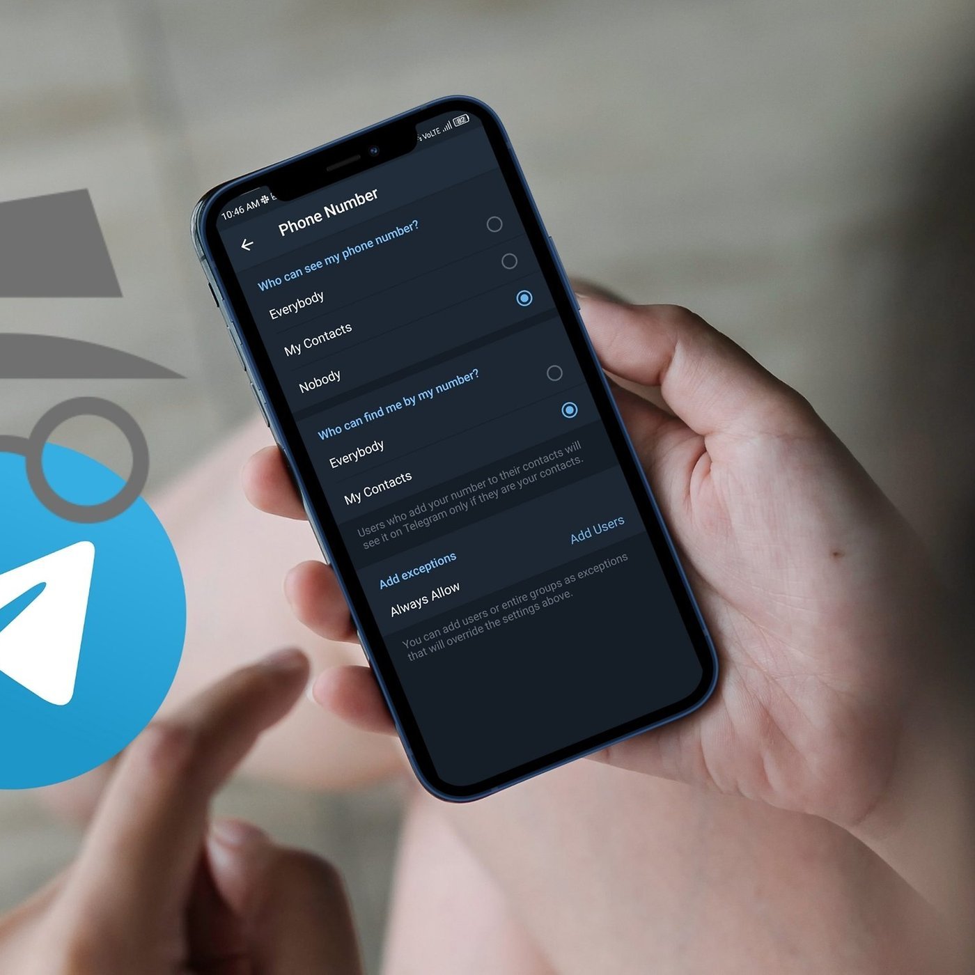 How to hide your phone number on Telegram