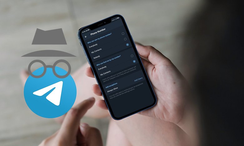 how to hide phone number telegram hero