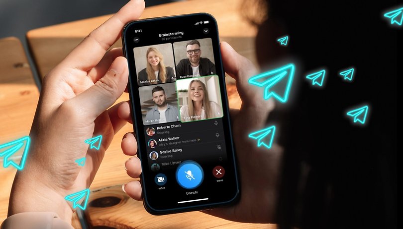 how to telegram group video calls