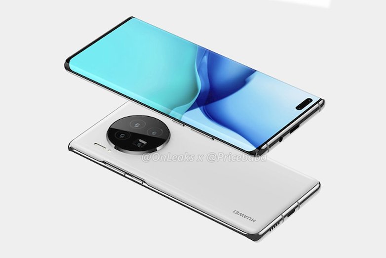 huawei mate 40 onleaks rendu 3d