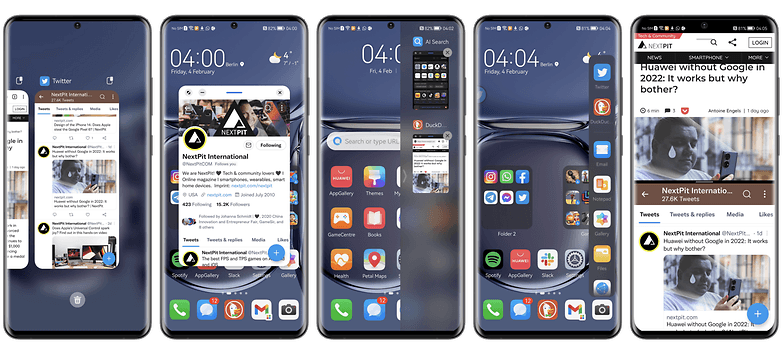 huawei p50 pro review ui multitask