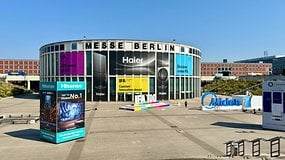 L'entrée Sud du centre d'exposition Messe Berlin où se déroule l'IFA 2024.