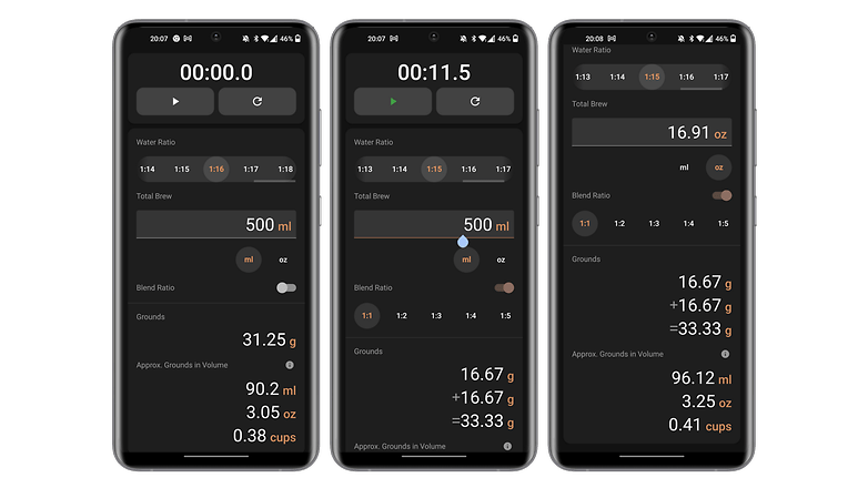 5 applikationer de la semaine Coffee Ratio