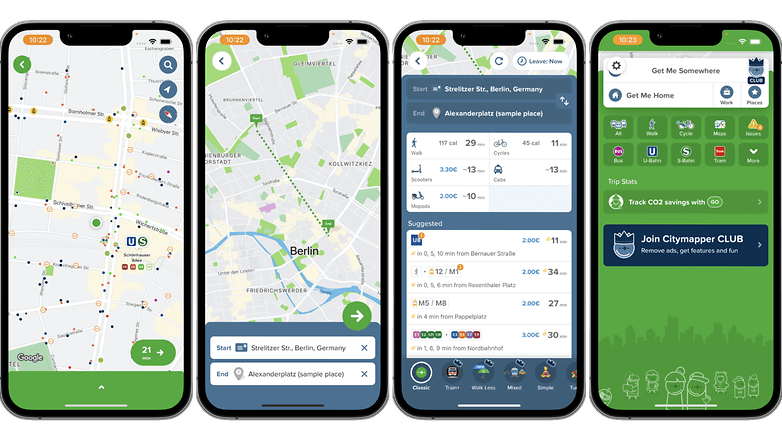 Citymapper Screenshots: beste iOS-Apps 2023