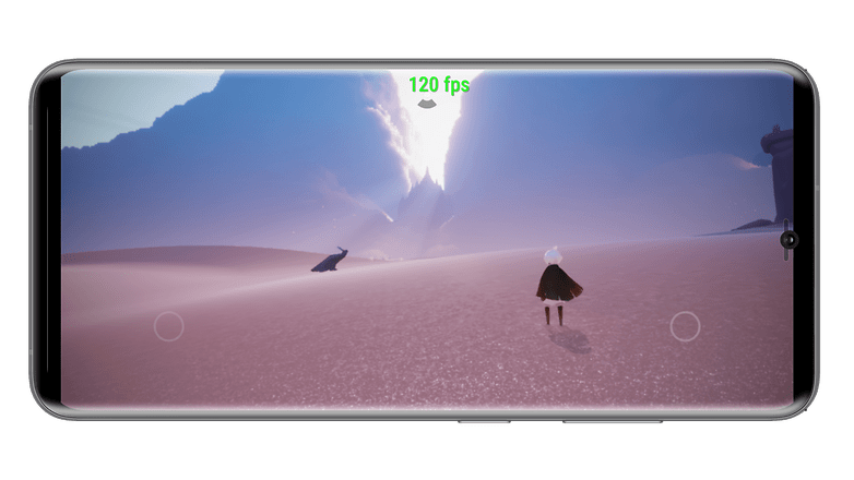Galaxy S23 Ultra capture d'écran jeu Sky Children of Light à 120 FPS