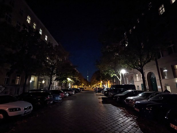 Google Pixel 7 test photo de nuit