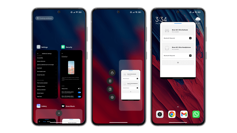 MIUI 14 Screenshot für schwebene Fenster