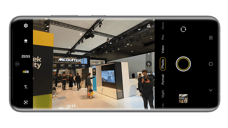 Screenshot der Kamera-App des Vivo X90 Pro
