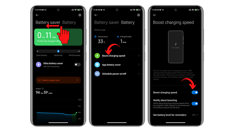 Eine Anleitung darüber, wie man das maximale Quick-Charging bei Xiaomi aktivieren kann.