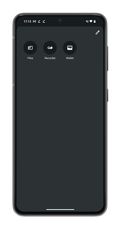 Capture d'écran de Nothing OS 2.5 montrant comment mettre des apps dans un tiroir caché