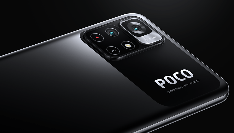 poco m4 pro design back black