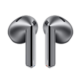 Les écouteurs Samsung Galaxy Buds 3 sur un arrière-plan transparent.