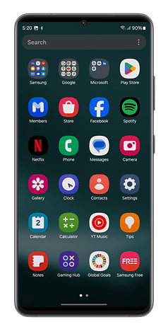 Screenshot von One UI 6 auf dem Samsung Galaxy S24 Ultra