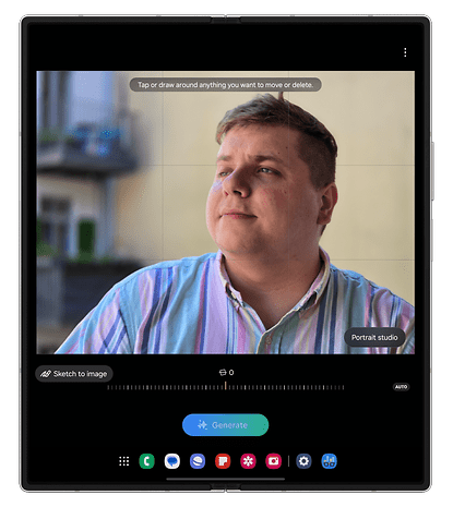 Capturas de tela da interface One UI 6.1.1 no Samsung Galaxy Z Fold 6