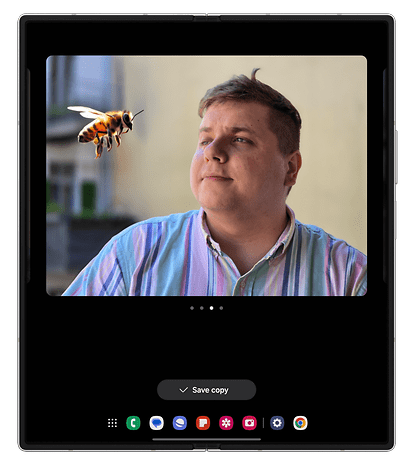 Capturas de tela da interface One UI 6.1.1 no Samsung Galaxy Z Fold 6