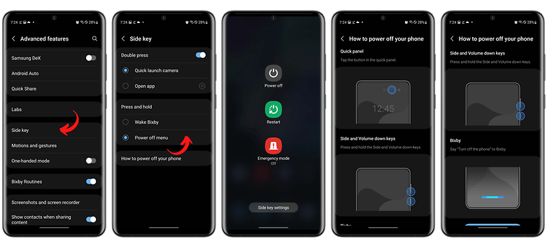 Explanation how to turn off your Samsung smartphone. Yes, really.