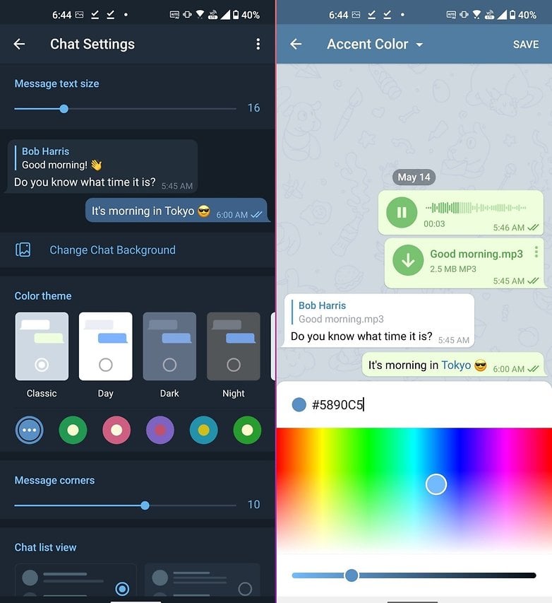 telegram how to custom theme