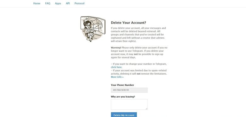 telegram how to delete account 2