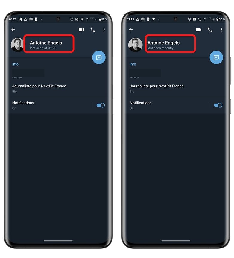 telegram privacy how to last seen difference