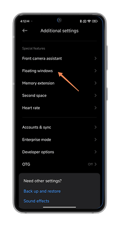 HyperOS screenshots on how to enable the Sidebar on your Xiaomi smartphone.