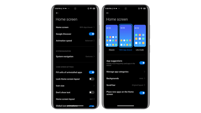 MIUI 14 App Drawer