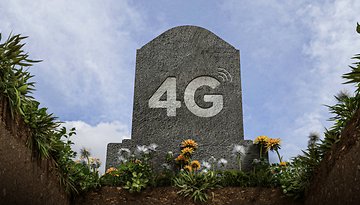 4G tombstone in the cemetery