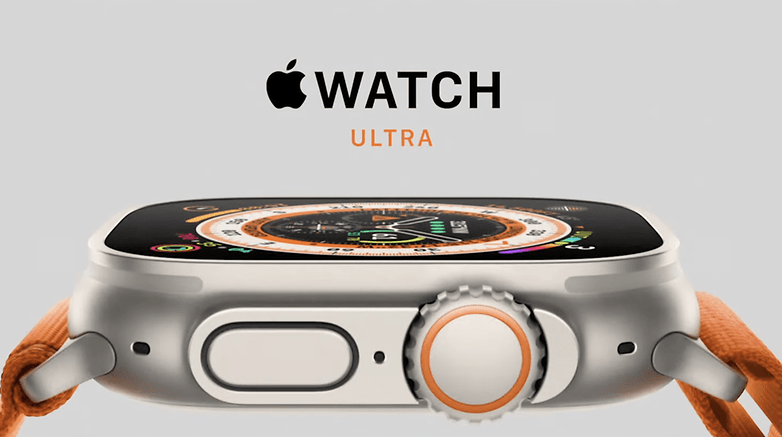 Apple Watch 8 Ultra couronne et bouton physique