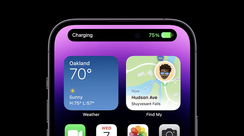 Découpe en forme de pilule Dynamic Island sur l'iPhone 14 Pro et Pro Max